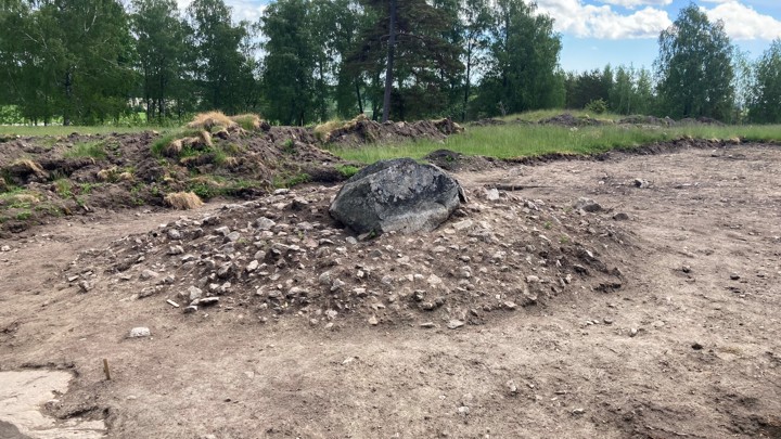 Grav – stensättning med mittblock.FOTO: Trafikverket.